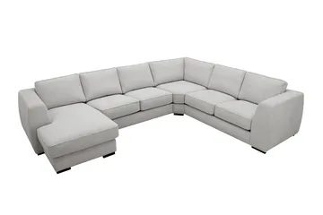 Optus 5-personers hjørnesofa med vendbar chaiselong - Lysegrå - Møbler - Sofaer - Hjørnesofa - Hjørnesofa med chaiselong