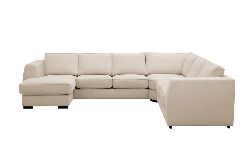 Optus 5-personers hjørnesofa med vendbar chaiselong - Beige - Møbler - Sofaer - Hjørnesofa - Hjørnesofa med chaiselong
