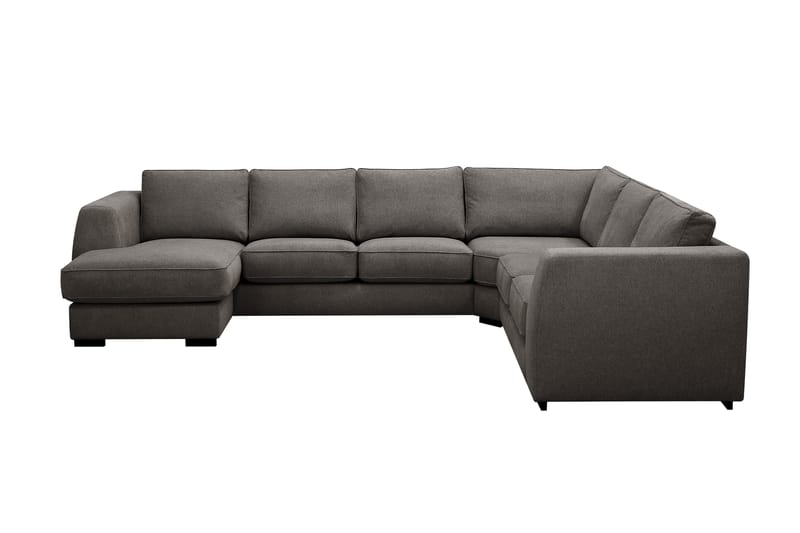 Optus 5-personers hjørnesofa med vendbar chaiselong, Mørkegrå