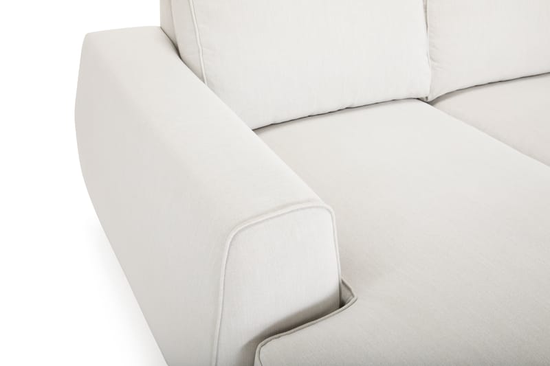 Optus Lyx 5-personers Højrevendt U-formet Hjørnesofa med Divan i Stof - Lysegrå - Møbler - Sofaer - Hjørnesofa - Hjørnesofa med chaiselong