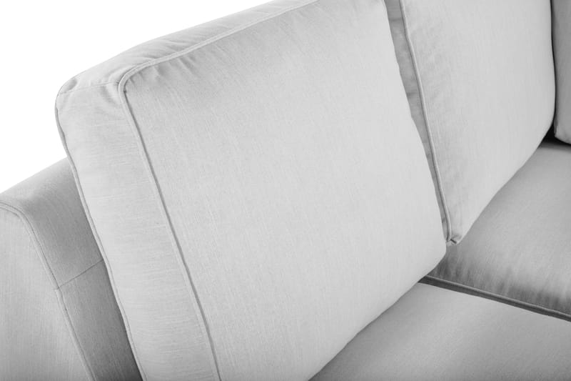 Optus Lyx 5-personers Venstrevendt U-formet Hjørnesofa med Divan i Stof - Grå - Møbler - Sofaer - Hjørnesofa - Hjørnesofa med chaiselong