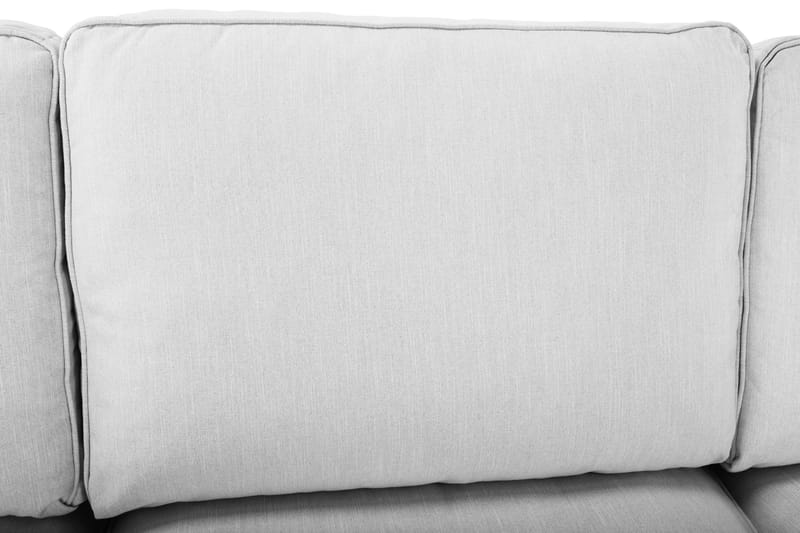 Optus Lyx 5-personers Venstrevendt U-formet Hjørnesofa med Divan i Stof - Grå - Møbler - Sofaer - Hjørnesofa - Hjørnesofa med chaiselong