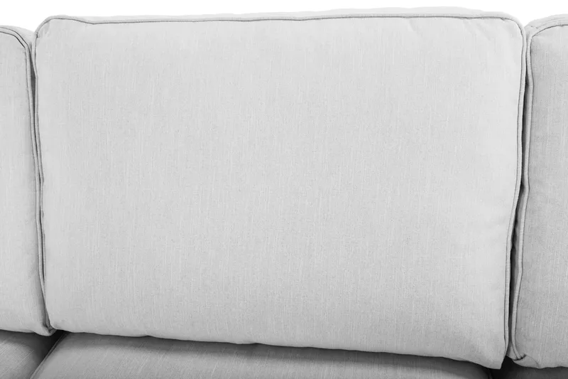 Optus Lyx 5-personers Højrevendt U-formet Hjørnesofa med Divan i Stof - Grå - Møbler - Sofaer - Hjørnesofa - Hjørnesofa med chaiselong