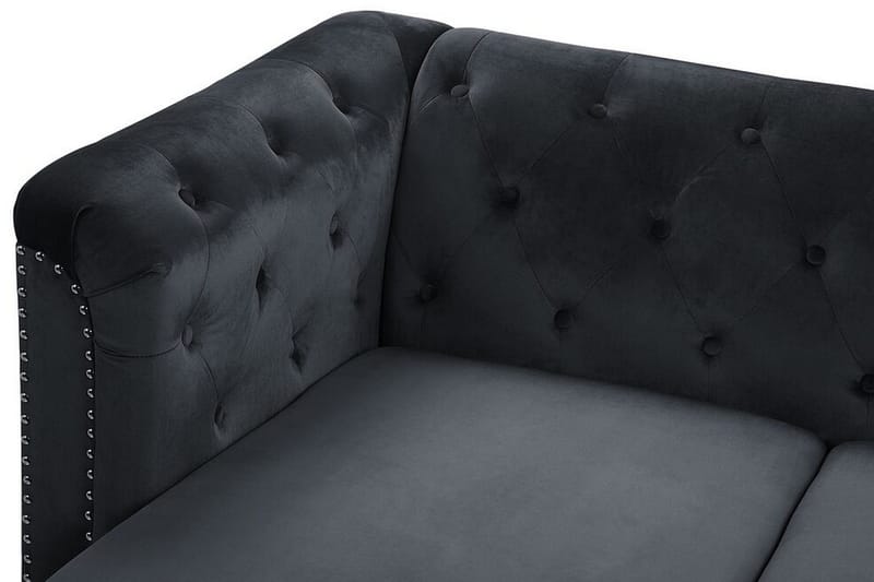Porman Hjørnesofa Højre - Sort - Møbler - Sofaer - Hjørnesofa