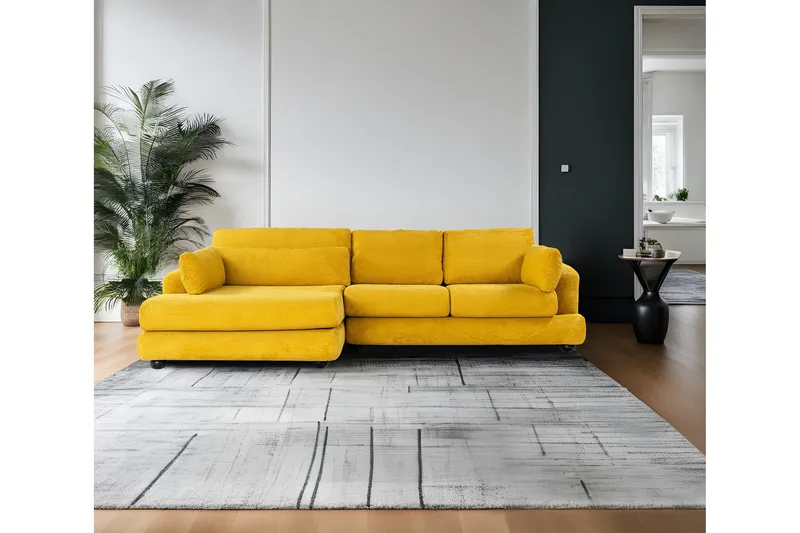 Relento Hjørnesofa 3-pers, Olivengrøn