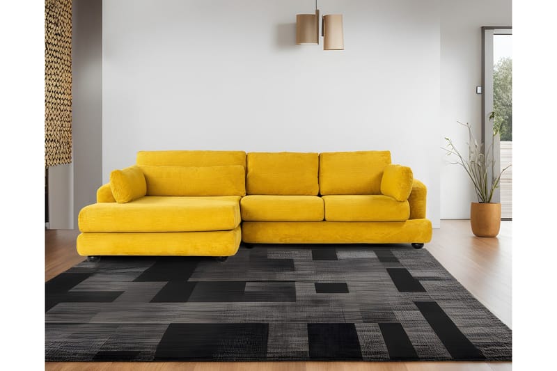 Relento Hjørnesofa 3-pers - Olivengrøn - Møbler - Sofaer - Hjørnesofa - Hjørnesofa med chaiselong