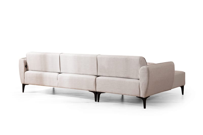 Rossland Chaiselongsofa 3-personers - Hvid - Møbler - Sofaer - Hjørnesofa - Hjørnesofa med chaiselong