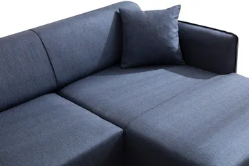 Rossland Chaiselongsofa 3-personers - Blå - Møbler - Sofaer - Sofa med chaiselong - 3 personers sofa med chaiselong