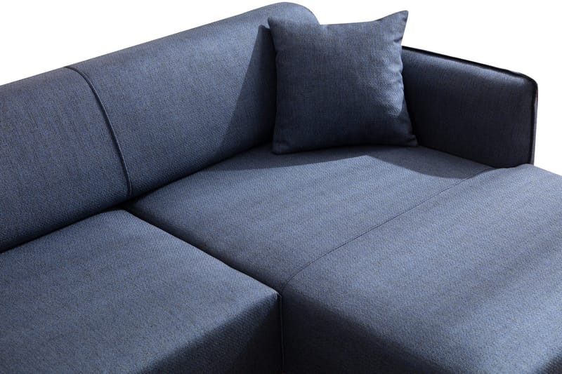 Rossland Chaiselongsofa 3-personers - Blå - Møbler - Sofaer - Sovesofaer - Hjørnesovesofa