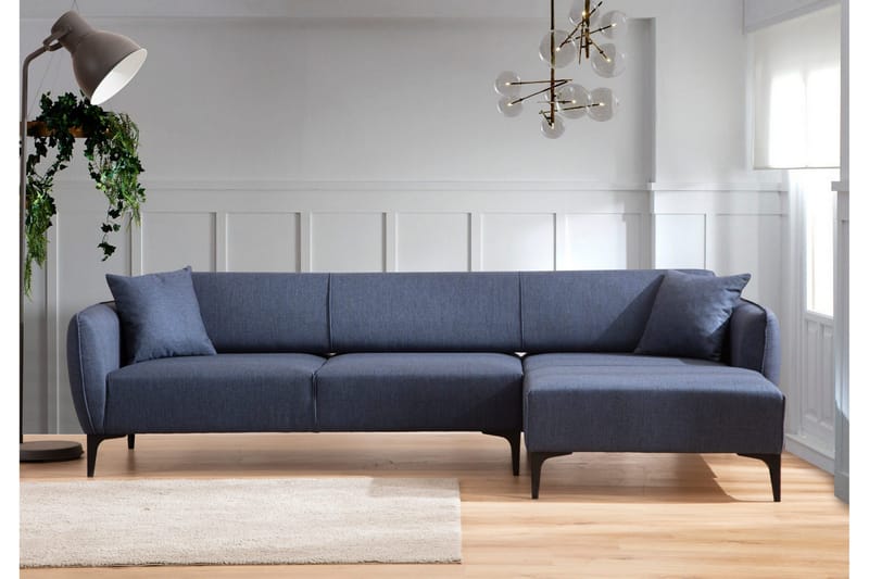 Rossland Chaiselongsofa 3-personers - Blå - Møbler - Sofaer - Sovesofaer - Hjørnesovesofa