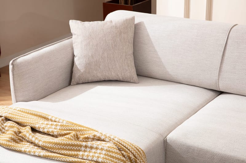Rossland Chaiselongsofa 3-personers - Hvid - Møbler - Sofaer - Sovesofaer - Hjørnesovesofa