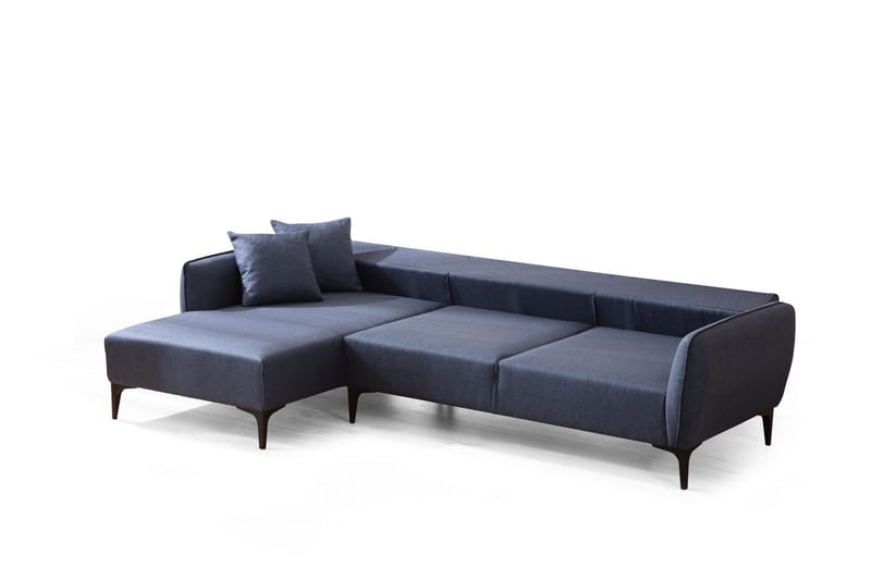 Rossland Chaiselongsofa 3-personers - Blå - Møbler - Sofaer - Sovesofaer - Hjørnesovesofa