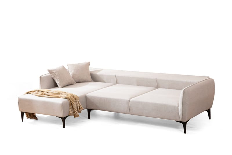 Rossland Chaiselongsofa 3-personers - Hvid - Møbler - Sofaer - Sovesofaer - Hjørnesovesofa