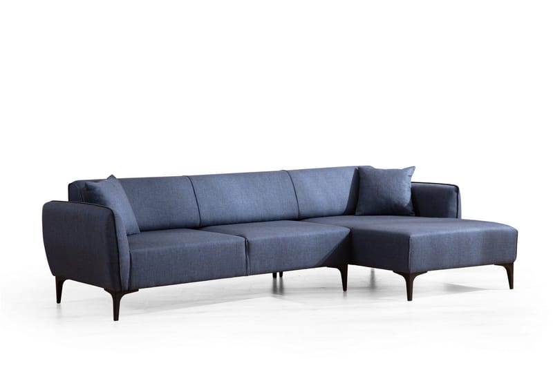 Rossland Chaiselongsofa 3-personers - Blå - Møbler - Sofaer - Sovesofaer - Hjørnesovesofa