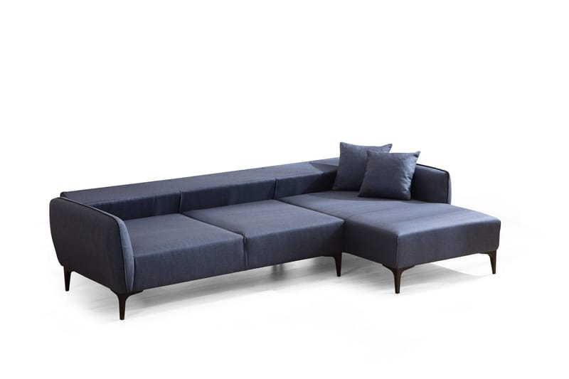 Rossland Chaiselongsofa 3-personers - Blå - Møbler - Sofaer - Sovesofaer - Hjørnesovesofa
