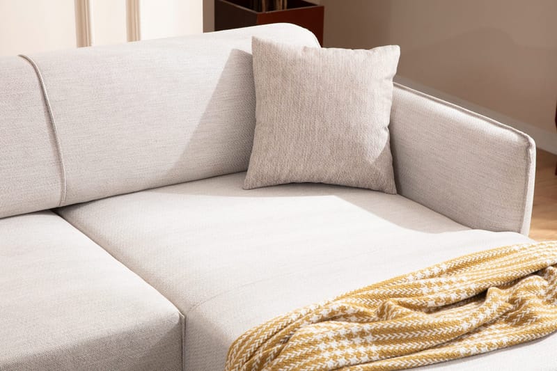 Rossland Chaiselongsofa 3-personers - Hvid - Møbler - Sofaer - Sovesofaer - Hjørnesovesofa