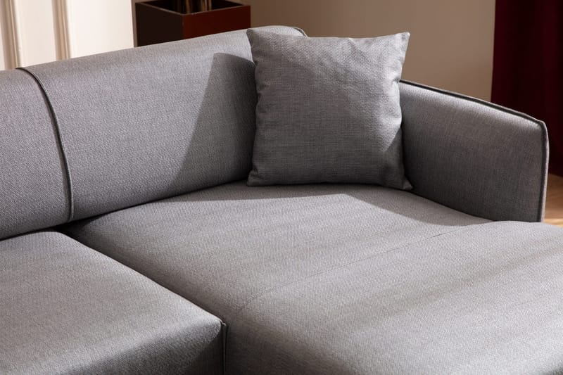 Rossland Chaiselongsofa 3-personers - Grå - Møbler - Sofaer - Sovesofaer - Hjørnesovesofa