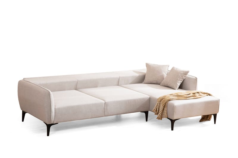 Rossland Chaiselongsofa 3-personers - Hvid - Møbler - Sofaer - Sovesofaer - Hjørnesovesofa