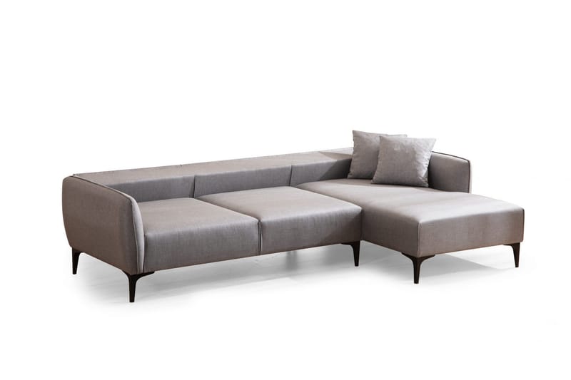 Rossland Chaiselongsofa 3-personers - Grå - Møbler - Sofaer - Sovesofaer - Hjørnesovesofa