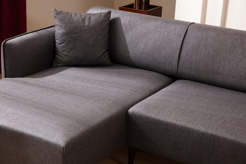 Rossland Chaiselongsofa 3-personers - Mørkegrå - Møbler - Sofaer - Sovesofaer - Hjørnesovesofa