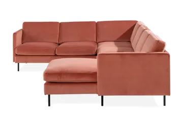 Theodin Hjørnesofa med Diva højre Velour - Møbler - Sofaer - Hjørnesofa - Hjørnesofa med chaiselong