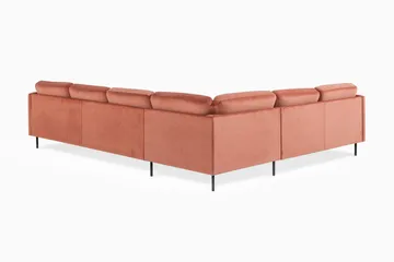 Theodin Hjørnesofa med Diva højre Velour - Møbler - Sofaer - Hjørnesofa - Hjørnesofa med chaiselong