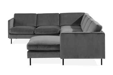 Theodin Hjørnesofa med Diva højre Velour - Møbler - Sofaer - Hjørnesofa - Hjørnesofa med chaiselong
