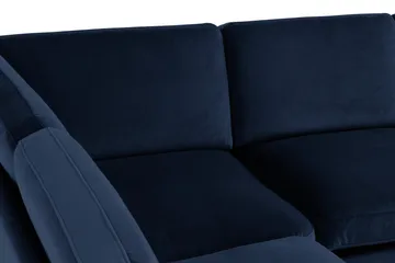 Theodin Hjørnesofa med Diva højre Velour - Møbler - Sofaer - Hjørnesofa - Hjørnesofa med chaiselong