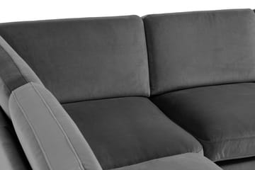 Theodin Hjørnesofa med Diva højre Velour - Møbler - Sofaer - Hjørnesofa - Hjørnesofa med chaiselong