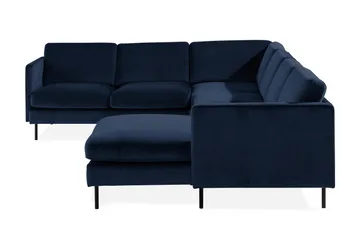Theodin Hjørnesofa med Diva højre Velour - Møbler - Sofaer - Hjørnesofa - Hjørnesofa med chaiselong