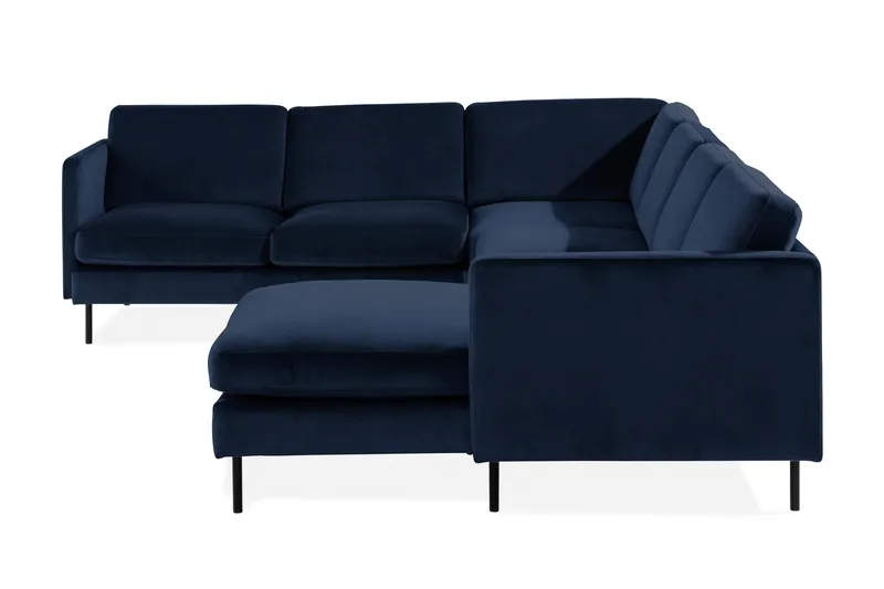 Theodin Hjørnesofa med Diva højre Velour - Møbler - Sofaer - Hjørnesofa - Hjørnesofa med chaiselong