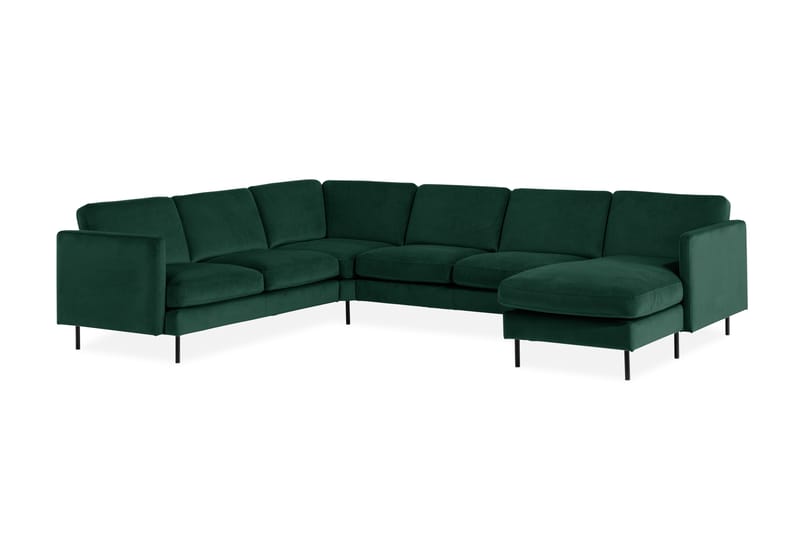 Theodin Hjørnesofa med Diva højre Velour - Møbler - Sofaer - Hjørnesofa - Hjørnesofa med chaiselong