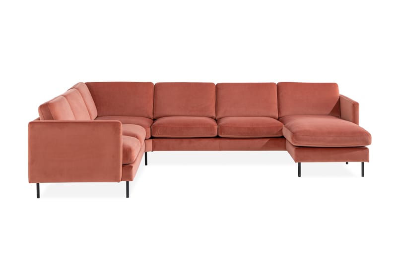 Theodin Hjørnesofa med Diva højre Velour - Møbler - Sofaer - Hjørnesofa - Hjørnesofa med chaiselong