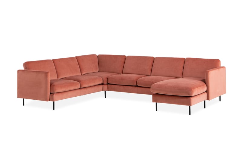 Theodin Hjørnesofa med Diva højre Velour - Møbler - Sofaer - Hjørnesofa - Hjørnesofa med chaiselong
