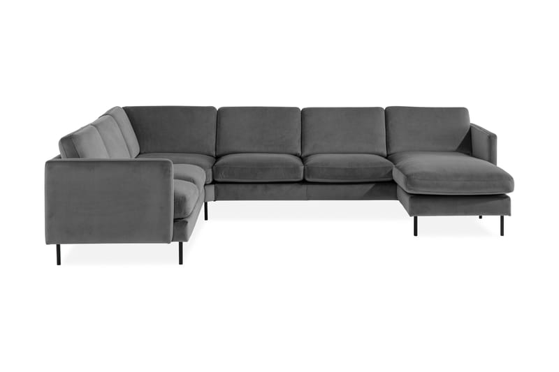 Theodin Hjørnesofa med Diva højre Velour - Møbler - Sofaer - Hjørnesofa - Hjørnesofa med chaiselong