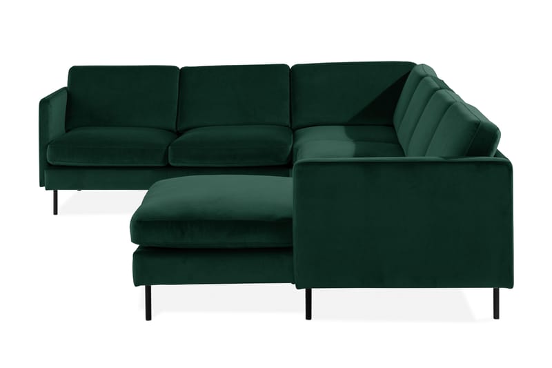 Theodin Hjørnesofa med Diva højre Velour - Møbler - Sofaer - Hjørnesofa - Hjørnesofa med chaiselong