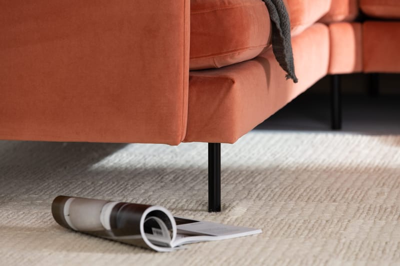 Theodin Hjørnesofa med Diva højre Velour - Møbler - Sofaer - Hjørnesofa - Hjørnesofa med chaiselong