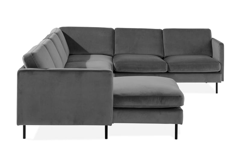 Theodin Hjørnesofa med Diva venstre Velour - Møbler - Sofaer - Hjørnesofa - Hjørnesofa med chaiselong