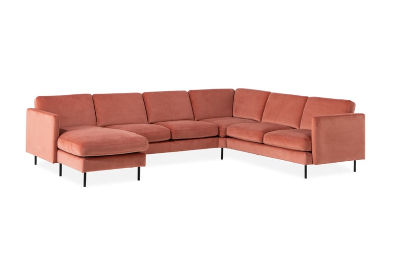 Theodin Hjørnesofa med Diva venstre Velour - Møbler - Sofaer - Hjørnesofa - Hjørnesofa med chaiselong