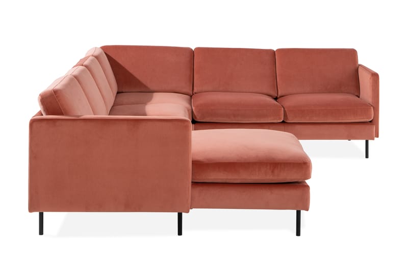 Theodin Hjørnesofa med Diva venstre Velour - Møbler - Sofaer - Hjørnesofa - Hjørnesofa med chaiselong