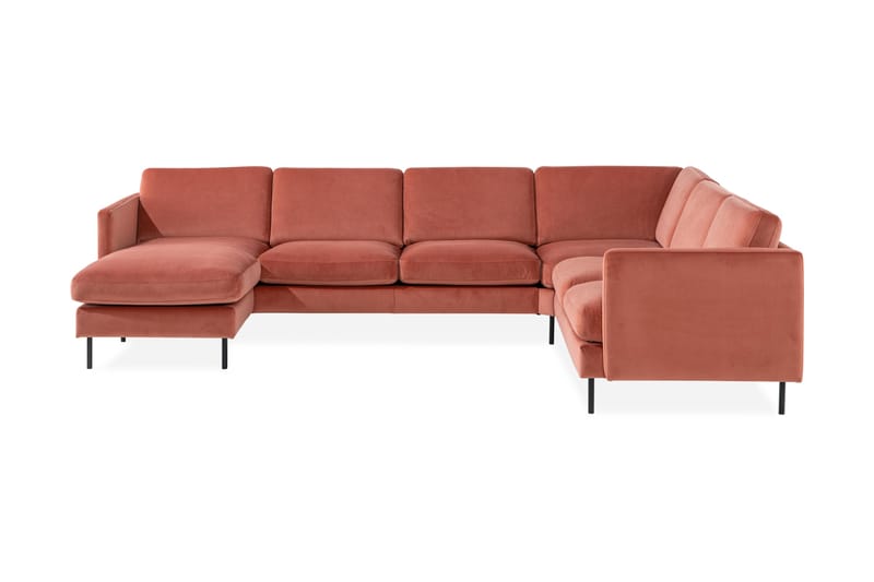 Theodin Hjørnesofa med Diva venstre Velour - Møbler - Sofaer - Hjørnesofa - Hjørnesofa med chaiselong
