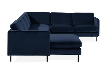 Theodin Hjørnesofa med Diva venstre Velour - Møbler - Sofaer - Hjørnesofa - Hjørnesofa med chaiselong