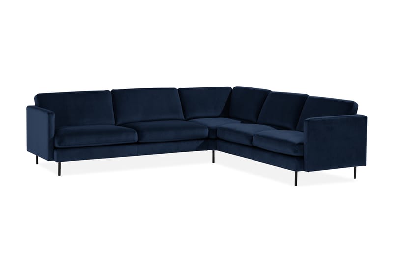Theodin Hjørnesofa Stor velour - Møbler - Sofaer - Hjørnesofa