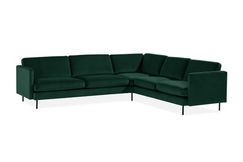 Theodin Hjørnesofa Stor velour - Møbler - Sofaer - Hjørnesofa