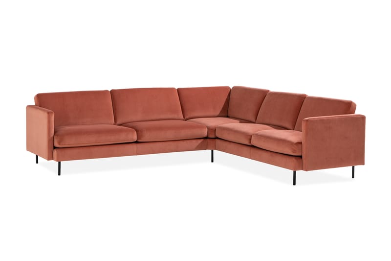 Theodin Hjørnesofa Stor velour - Møbler - Sofaer - Hjørnesofa