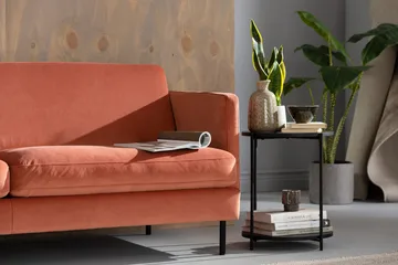 Theodin Hjørnesofa Stor velour - Møbler - Sofaer - Hjørnesofa
