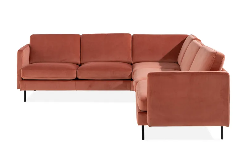 Theodine hjørnesofa Velour - Møbler - Sofaer - Hjørnesofa