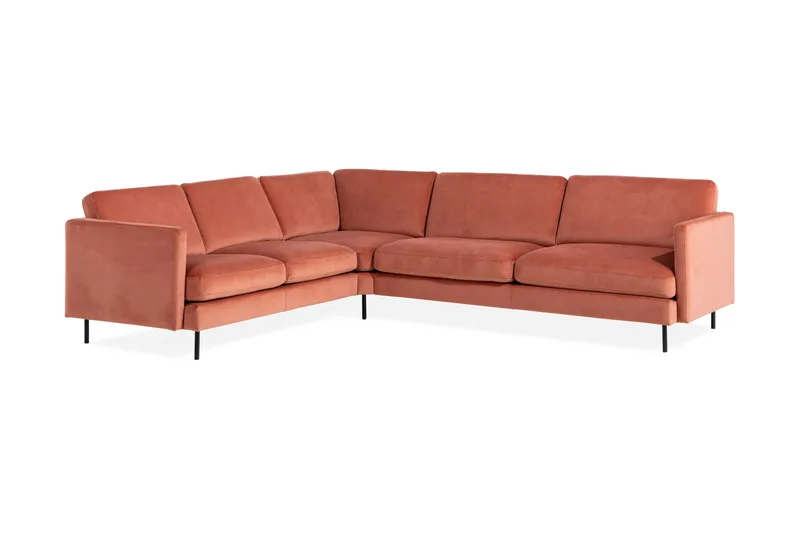 Theodine hjørnesofa Velour - Møbler - Sofaer - Hjørnesofa