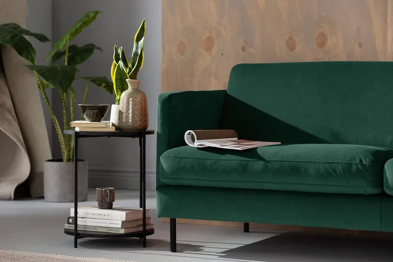 Theodine hjørnesofa Velour - Møbler - Sofaer - Hjørnesofa