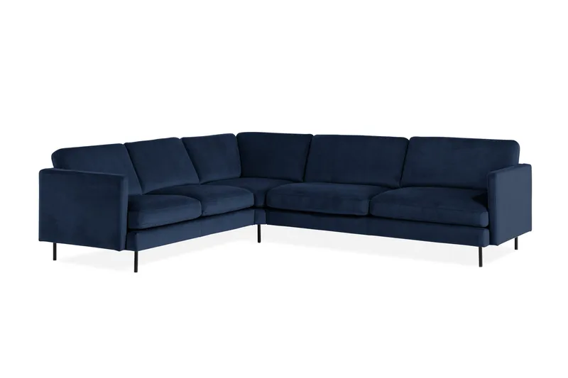 Theodine hjørnesofa Velour - Møbler - Sofaer - Hjørnesofa